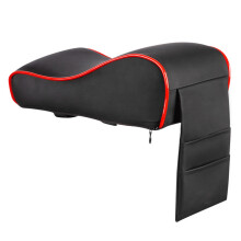 Car Heightened Pad Central Armrest Soft Comfortable Leather Memory Cotton Driving Cushion
