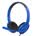 dostyle HS201 Headset Stereo Talking Game Headset Computer Headset Rotary Earmuffs Laser Blue