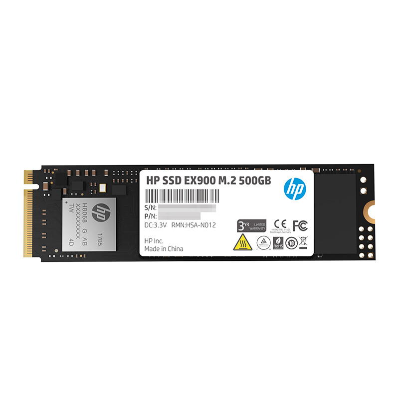  HP EX900 500G M.2 NVMe.           