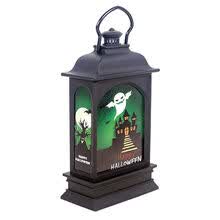 -Luz de vela sin llama de Halloween Linterna colgante decorativa L&aacute;mpara de mesa con bater&iacute;a Decoraci&oacute;n de fiesta de tema de vacaciones on JD