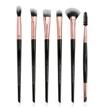 -6pcs Pincel de maquillaje de ojos Set Pincel de sombra de ojos Pincel de cejas Pincel de pesta&ntilde;as Pincel de maquillaje profesional on JD