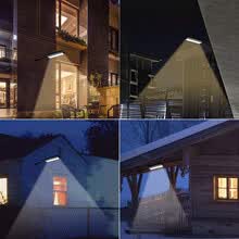 -Con barra de aluminio 70led l&aacute;mpara de pared de inducci&oacute;n solar 110V luz blanca / luz c&aacute;lida 7.5W on JD