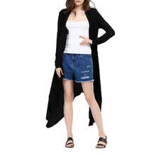 coats-jackets-Mujeres Casual Moda Conciso All-match de punto Cardigan largo Loose Warm Winter Sweater Color s&oacute;lido Coat on JD