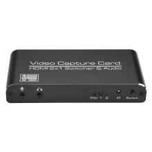 HDMI-compatible to USB3.0 Video Capture Card 4K 60Hz Game Streaming Live Recorder Box