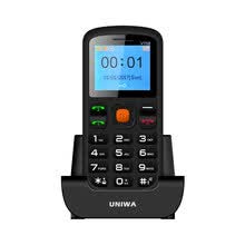 mobile-phones-UNIWA V708 desbloqueado tel&eacute;fonos celulares mayores 1.77 '' Pantalla Big Buttom Loud Speaker FM Radio Bluetooth Dual Sim 2G GSM Senior Phone on JD