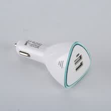 car-charger-XiangQiRui tri&aacute;ngulo cargador de coche de iones negativos usb multifunci&oacute;n encendedor de conversi&oacute;n de enchufe 4832 on JD