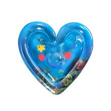 -Baby Inflatable Water Play Mat Tummy Time Baby Fun Mat Centro de juegos para el desarrollo infantil con bomba de inflado manual para 0 ~ 3 a&ntilde;os de edad I on JD