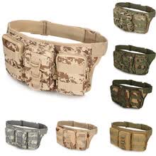-Bolsa de deporte al aire libre Cintura Ri&ntilde;onera Bolsa Cintur&oacute;n Militar Camping Senderismo Escalada on JD