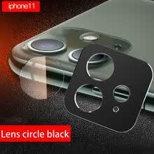 -Para iPhone 11 3D Full Back Camera Lens Protector de pantalla para iPhone 11 Pro Max Pel&iacute;cula de vidrio templado Funda de lente de metal de aluminio on JD