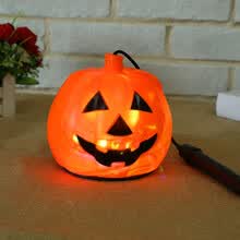-Linterna de calabaza LED port&aacute;til con mango L&aacute;mpara de mesa de luz nocturna con pilas para la decoraci&oacute;n del hogar de la fiesta navide&ntilde;a de Halloween on JD