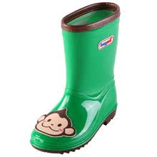 -Botas de lluvia para ni&ntilde;os Hugmii ni&ntilde;os y ni&ntilde;as parche de dibujos animados de moda para beb&eacute;s ni&ntilde;os zapatos resbaladizos ZTPDWT224 mono longitud 170 mm on JD