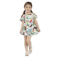 girl-clothing-Vestido de verano de las muchachas lindas de los beb&eacute;s ropa de primavera estilo casual algod&oacute;n 2018 reci&eacute;n llegado de la impresi&oacute;n mini vestidos sueltos para los ni&ntilde;os on JD