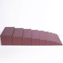 educational-toys-Nueva versi&oacute;n familiar Montessori de madera Escalera marr&oacute;n Ancho 0,7 cm a 7 cm Educaci&oacute;n preescolar Formaci&oacute;n preescolar Baby Giftsal on JD