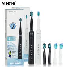 electronic-tooth-brush-Cepillo de dientes el&eacute;ctrico ac&uacute;stico Cabeza de cepillo Blanqueamiento dental on JD