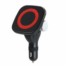 car-charger-Soporte inal&aacute;mbrico r&aacute;pido del cargador del coche Soporte del tel&eacute;fono del soporte del coche 5W para iPhone X / 8/8 Plus / Samsung Galaxy S8 / S8 + / S7 / S6 Edge + / Note 5 / LG y ot on JD