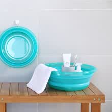 makeup-bags-cases-Xin Yan lavabo plegable viaje exterior creativo port&aacute;til lavabo retr&aacute;ctil beb&eacute; cuenca pesca burbuja cuenca peque&ntilde;o azul on JD