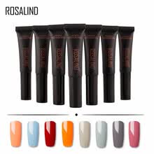 -ROSALIND Gel 1S gel dawdler Reci&eacute;n llegado Esmalte de u&ntilde;as Color s&oacute;lido Soak Off L&aacute;mpara UV Nail Gel Polish 8ml 8001-8030 Gel semi permanente on JD