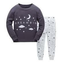 girl-clothing-DAWILS Girls Pyjamas Gray Moon and Stars Sleepwear Sets PJS 2-7 a&ntilde;os on JD