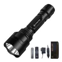 -Conjunto de linterna de mano de alto rendimiento SHANGLONG SL-E43, con pilas de litio y cargador de bater&iacute;a incluidos on JD