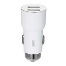 -Carga r&aacute;pida dual del USB 12-24V para Iphone para el tel&eacute;fono m&oacute;vil Android de Xiaomi Cargador negra del coche con BT Car MP3 on JD