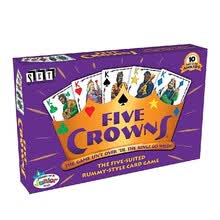 -Juego de cartas Five Crown Set Empresas Juego de naipes Juegos de mesa Familia Divertido Juguete on JD