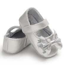 -Zapatos de beb&eacute; para ni&ntilde;os peque&ntilde;os Ni&ntilde;a reci&eacute;n nacida Suela blanda Zapatos de cuna Prewalker 0-18M AU on JD
