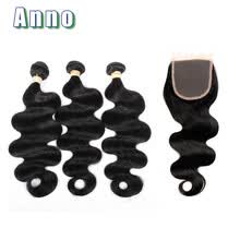 bundles-with-closure-8a Grade Peruvian Virgin Hair With Closure 3 bundles Peruvian Body Wave With Closure Cheap Human Hair With Closure Peruvian Hair on JD