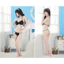 -Lencer&iacute;a rosa Racy Sexy trois puntos desliza pijamas sexy albornoces on JD