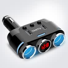 car-charger-12 V/24 V 100 W 3 auto enchufes del Mecheros divisor encendedor 5 V 3.1a potencia de salida 2 cargador del coche del USB on JD